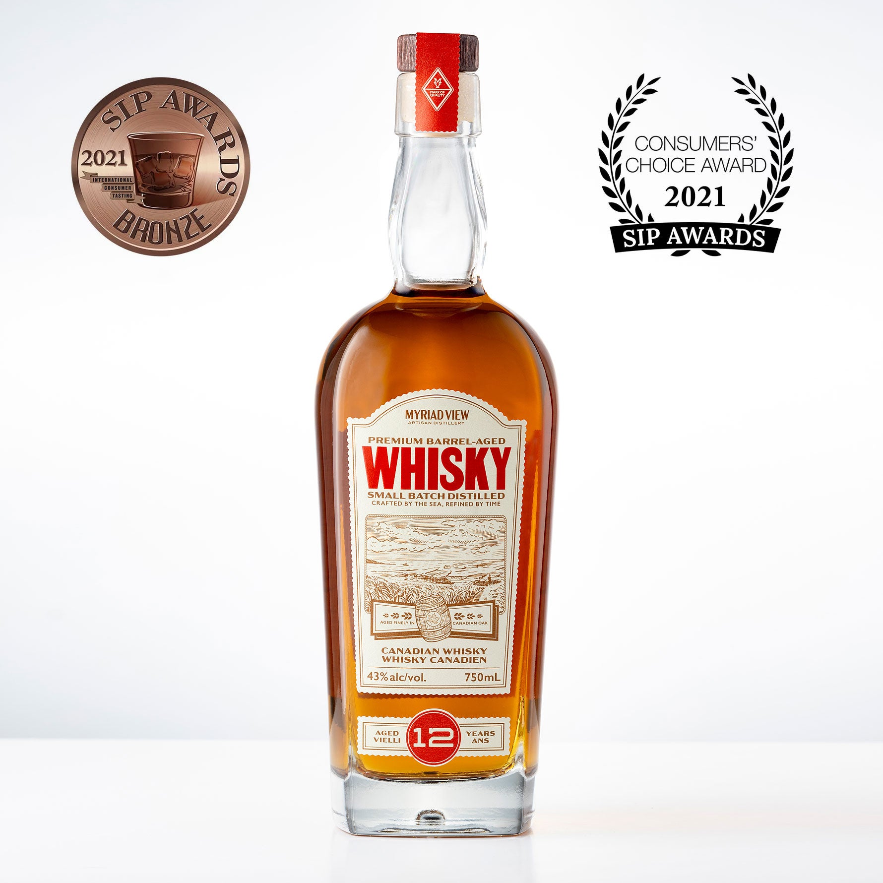 Whisky 43% abv. 750mL