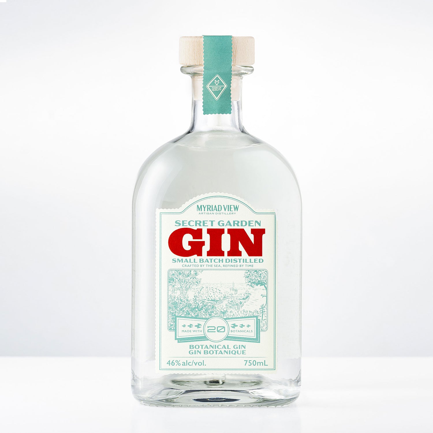 Secret Garden Gin 46%abv 750mL
