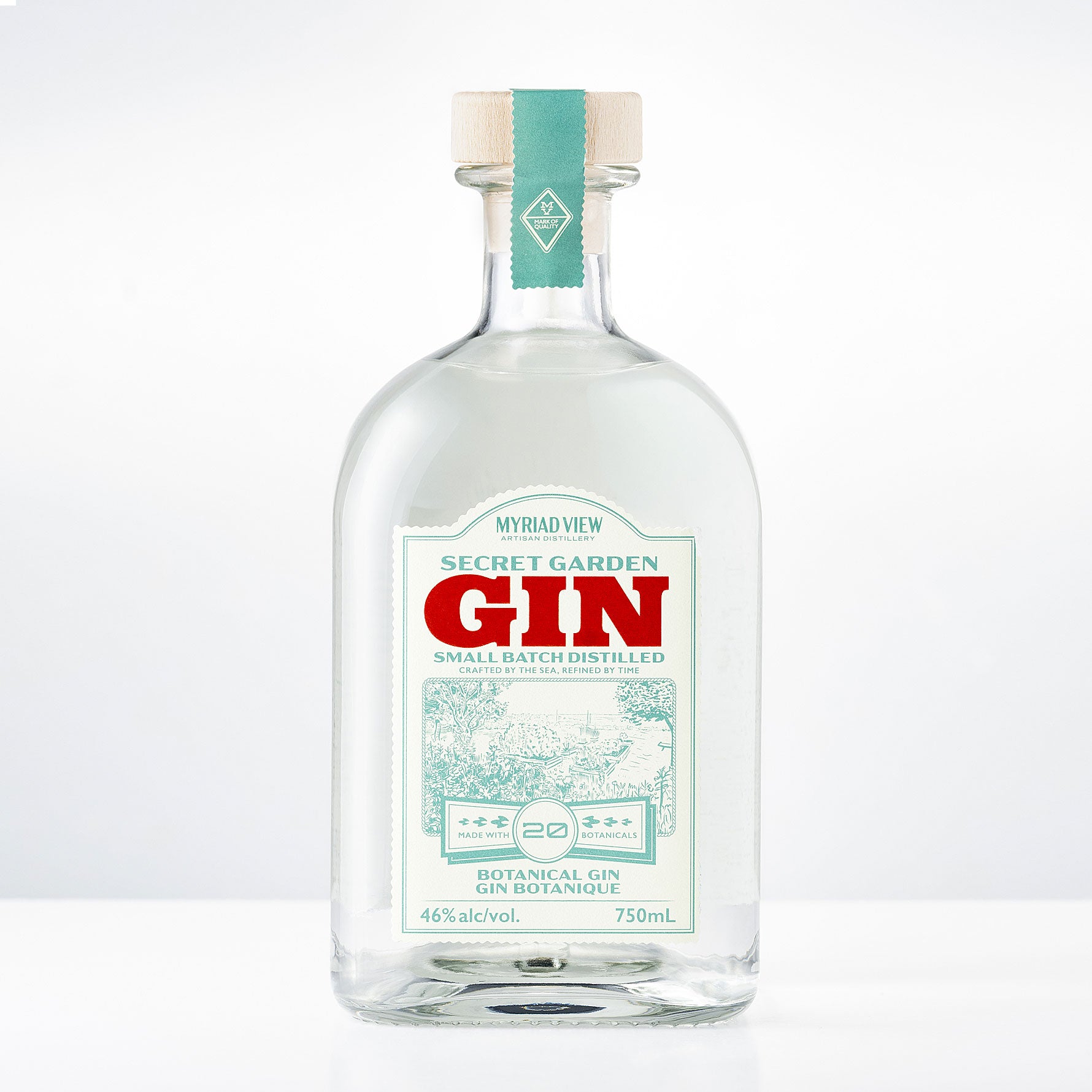 Secret Garden Gin 46%abv 750mL