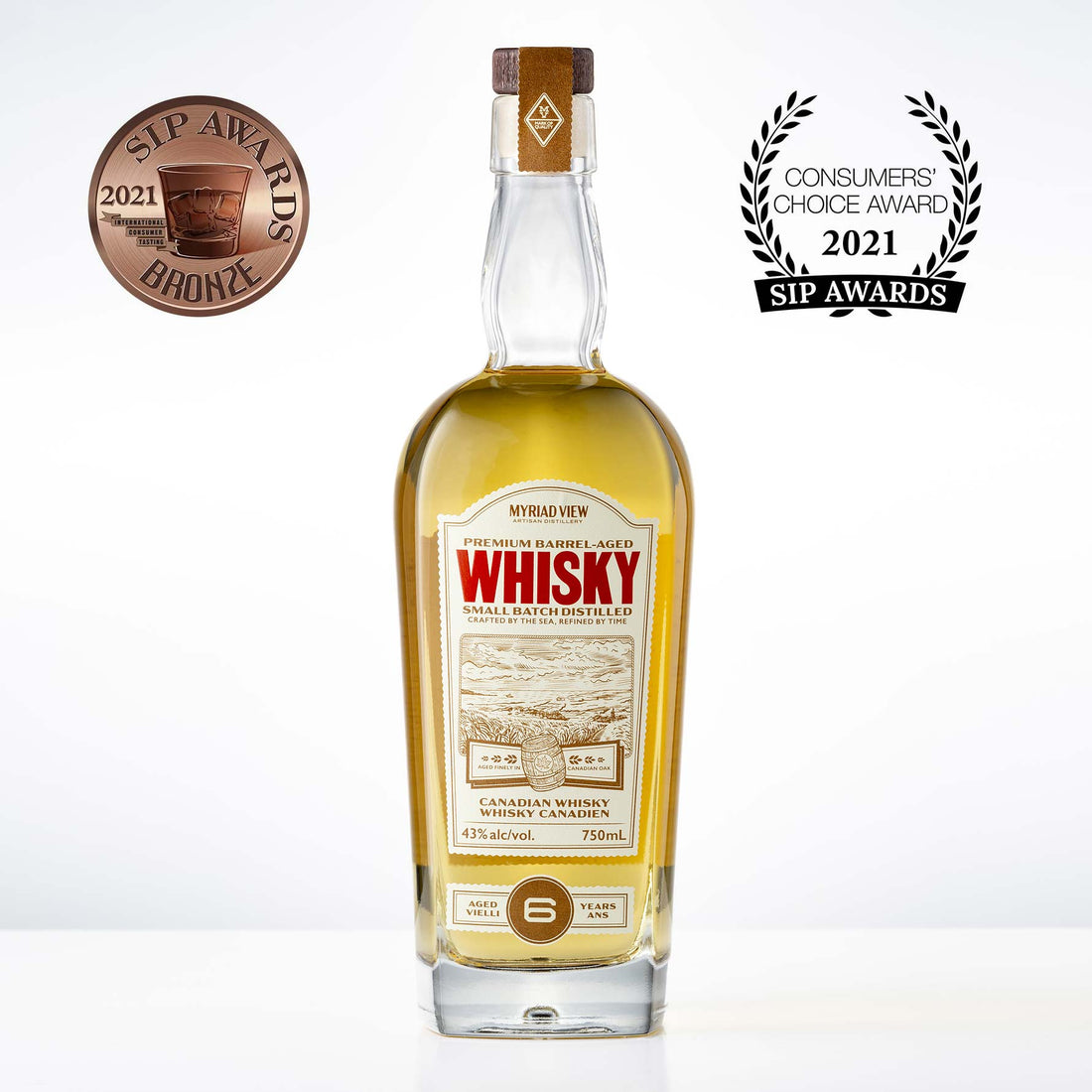 Strait Whisky 43% abv. 750mL (6 - Year Copy)