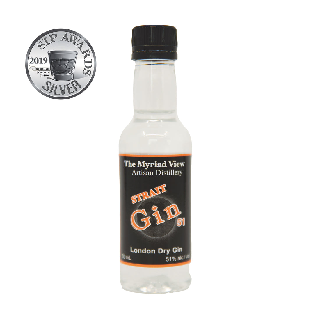 Strait Gin 50mL 51% abv.