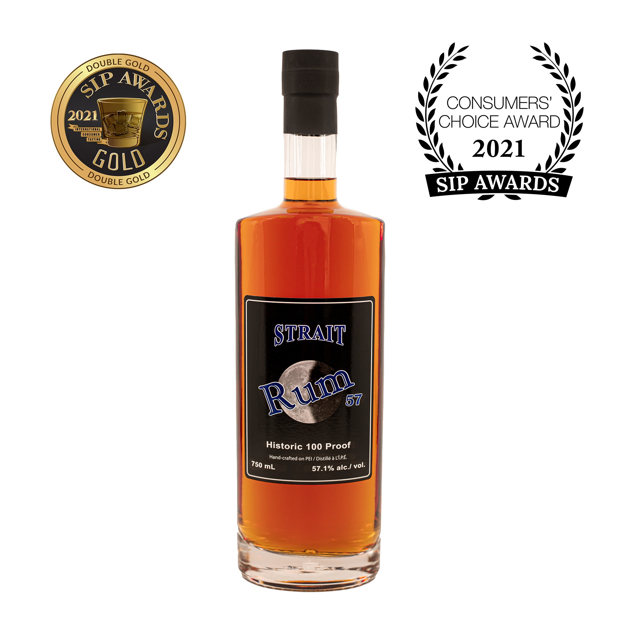 Strait Rum 57.1 abv. 750mL